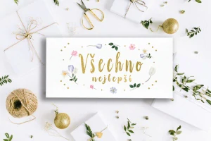 Dárková obálka - všechno nejlepší